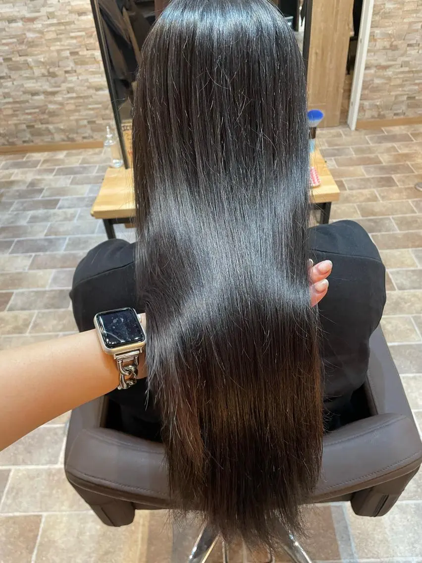 ロング カラー ヘアカラー トリートメント YUI/ ブリーチカラー🌷のヘアスタイル