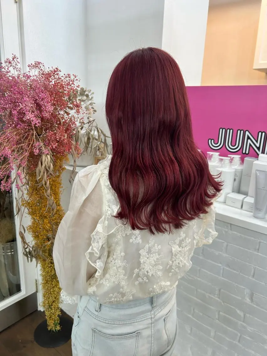 ロング カラー YURAGI🪴 FUTABAのヘアスタイル