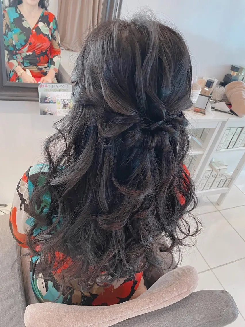 ロング ヘアアレンジ キッズ ヘアメイク10年から 美容師💄Anriのヘアスタイル
