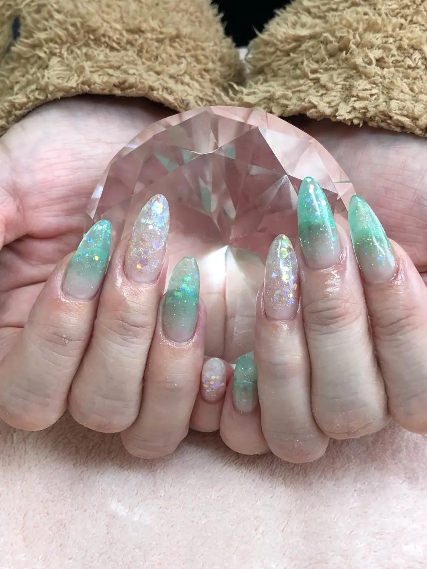 ネイル グラデーション スカルプネイル chii nailのネイルデザイン