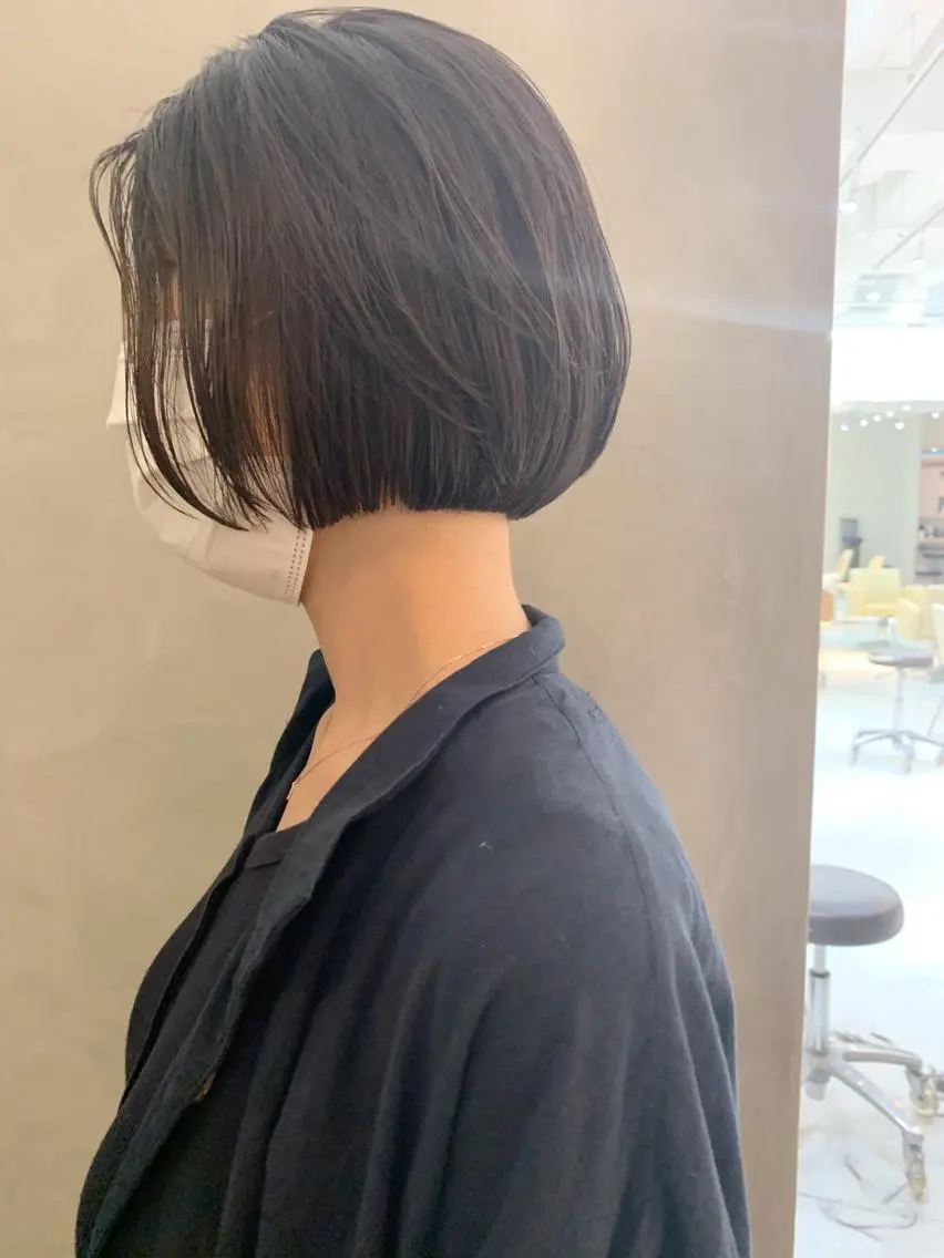 ショート カラー ボブ カット 縮毛矯正 トリートメント sakoda shunkiのヘアスタイル