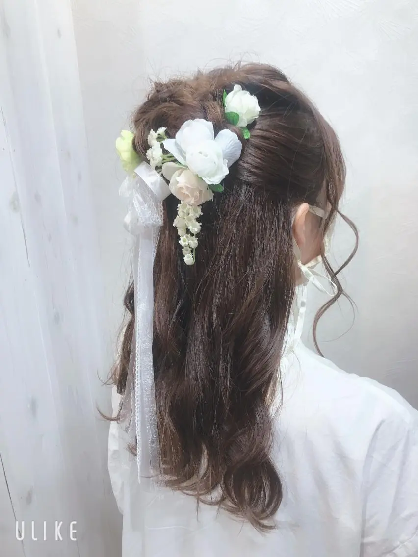 ロング ヘアアレンジ 岩谷/ブリーチ 🪽透明感カラーのヘアスタイル