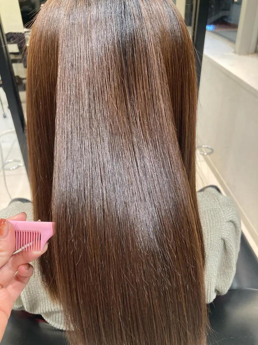 セミロング CUORE松戸本店 ♡ 岡野美南のヘアスタイル