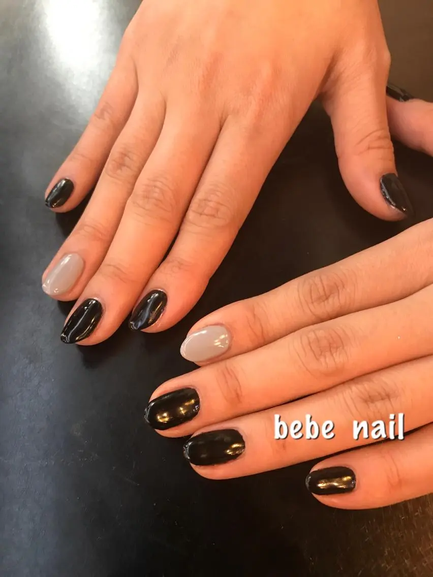 ネイル ジェルネイル ワンカラーネイル パラジェル ハンドネイル Ann nailのネイルデザイン