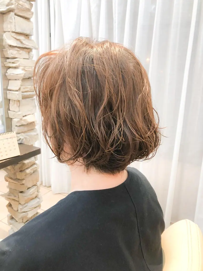 ショート パーマ 髪質改善ストレート ⚡️下ノ村柊斗⚡️のヘアスタイル