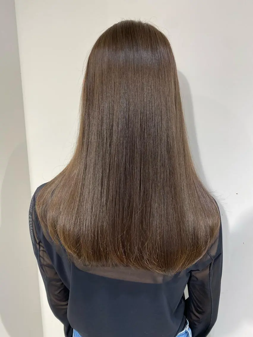 セミロング カラー ヘアカラー トリートメント LOVESTOIKE 堂本のヘアスタイル