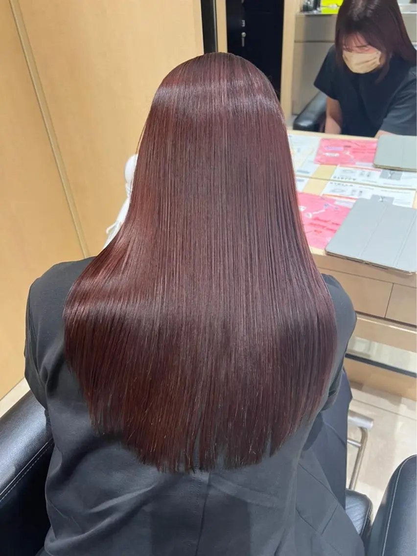 ロング 河原 來愛のヘアスタイル