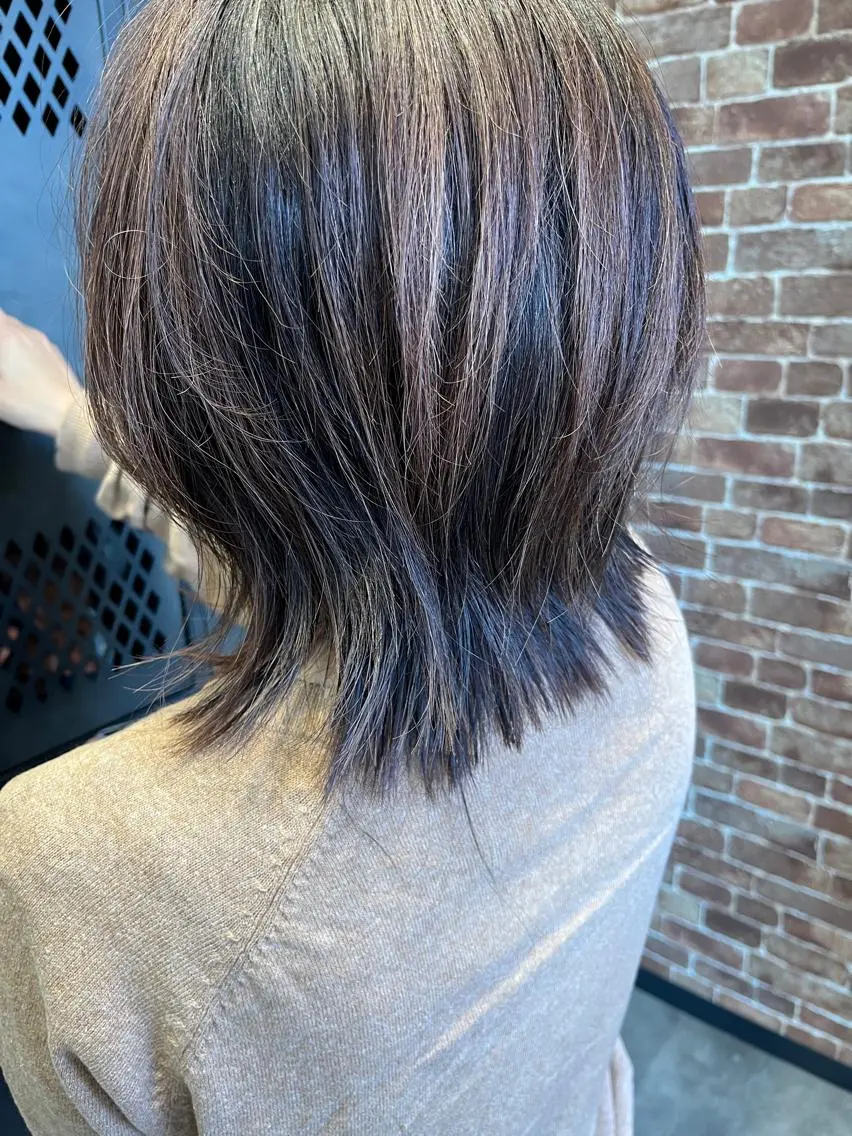 ミディアム カラー パーマ ヘアアレンジ メンズ キッズ ネイル マツエク・マツパ アイブロウ メンズブリーチ メンズハイライト メンズインナーカラー メンズ韓国風 ブリーチ 久木原 ゆりのヘアスタイル