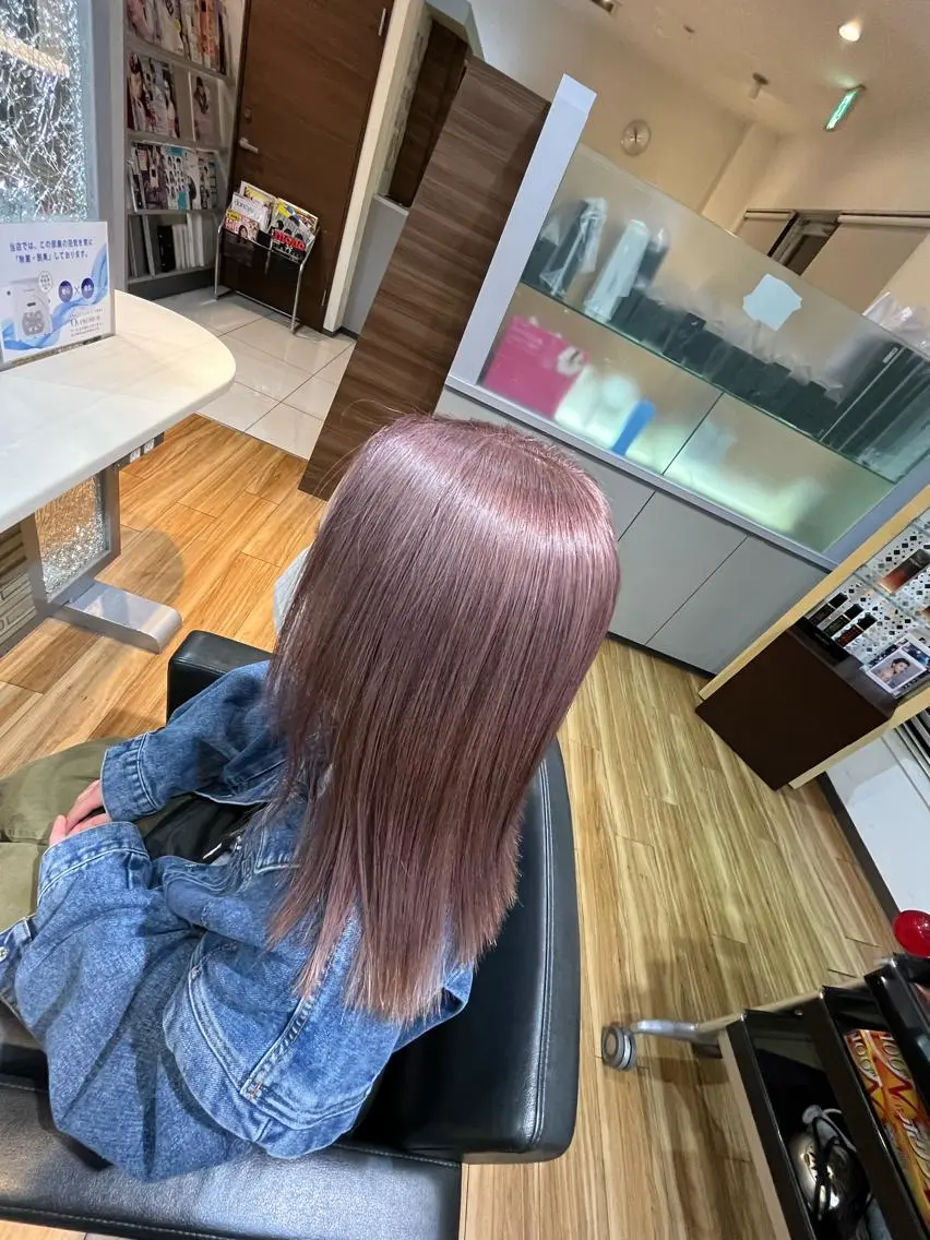 セミロング ヘアカラー 土井 祐之介のヘアスタイル