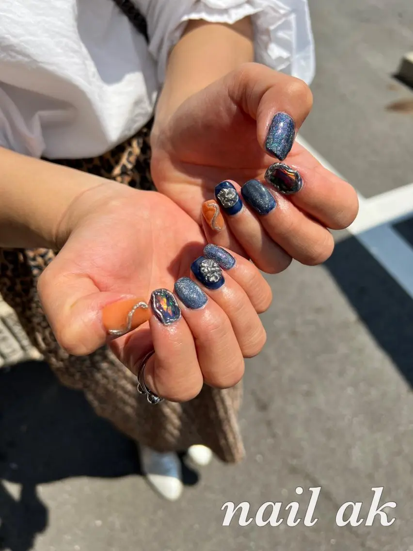 ネイル ハンドネイル ak nail .のネイルデザイン