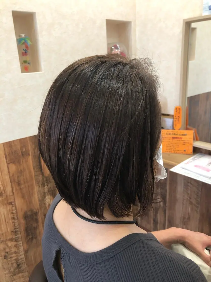 ショート ボブ 青木 恵のヘアスタイル