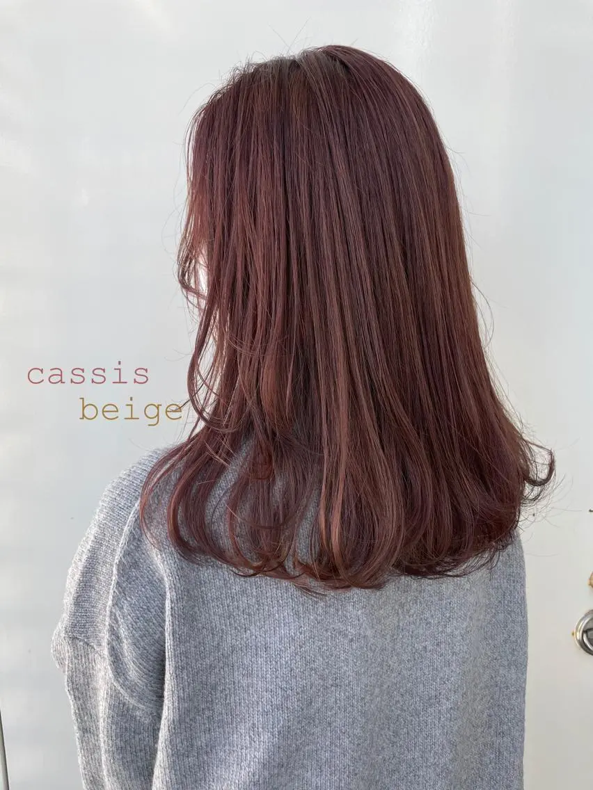 セミロング カラー パーマ ヘアアレンジ カット ヘアカラー トリートメント NANA/trend style🕊🍑のヘアスタイル