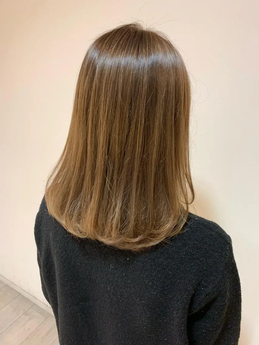 ミディアム カラー カット ヘアカラー パーマ 縮毛矯正 Miru by INCE HAIRのヘアスタイル