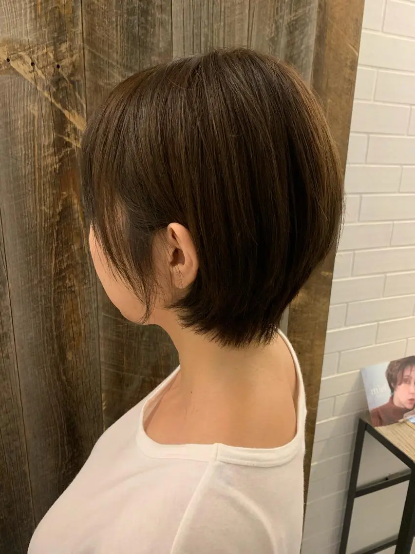 ショート カラー パーマ ヘアアレンジ ショートヘア カット Bianca  代表 硲　貴亮【東武練馬】のヘアスタイル
