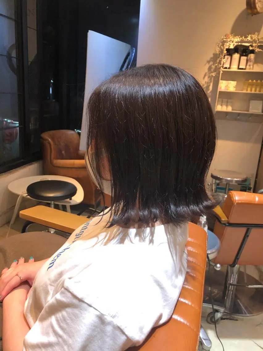 ミディアム ボブ 外ハネヘア カット ☘️当日OK☘️ 鍋島直大のヘアスタイル
