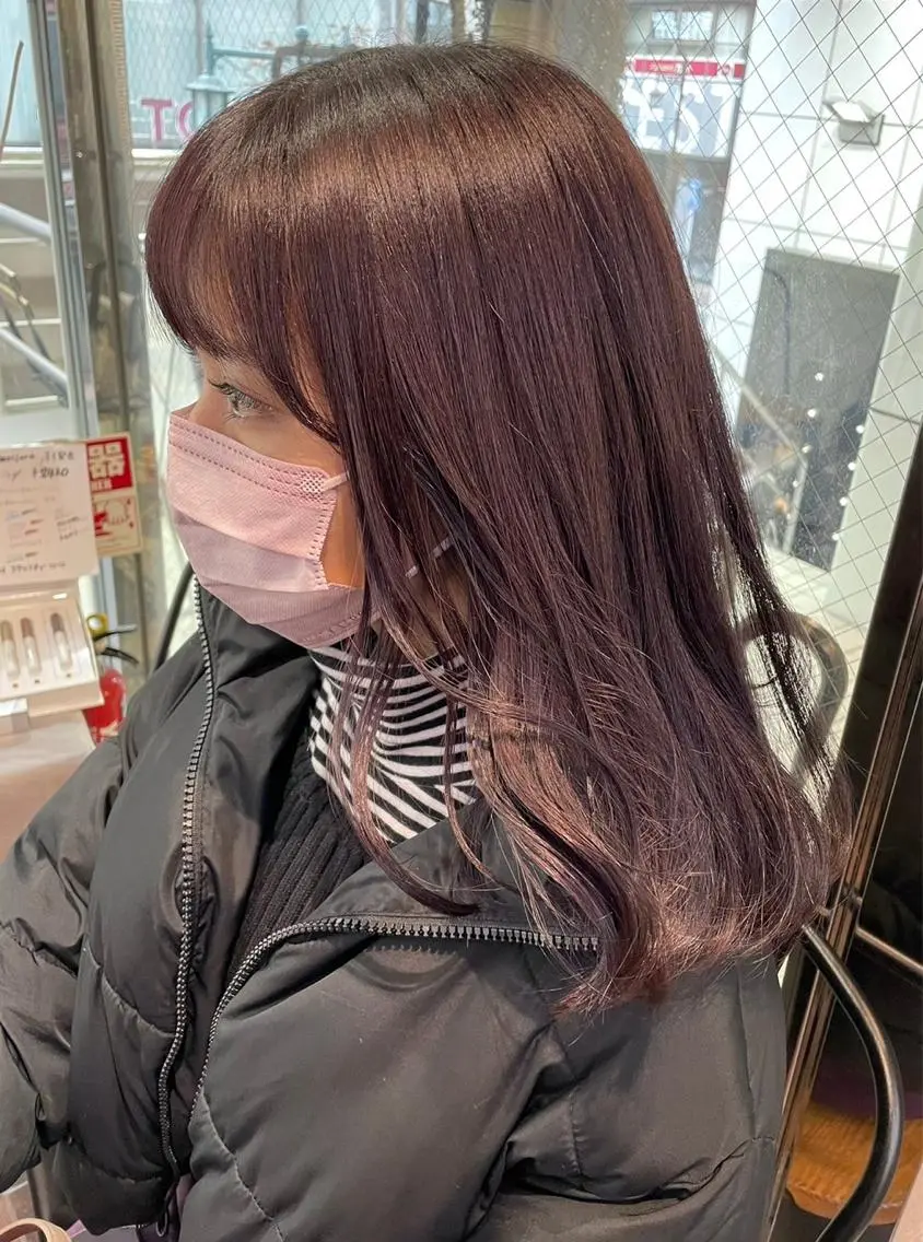 カラー ブリーチ ケアブリーチ ダブルカラー イヤリングカラー イルミナカラー ヘアカラー トリートメント カットパーマ 🌀あさみのヘアスタイル