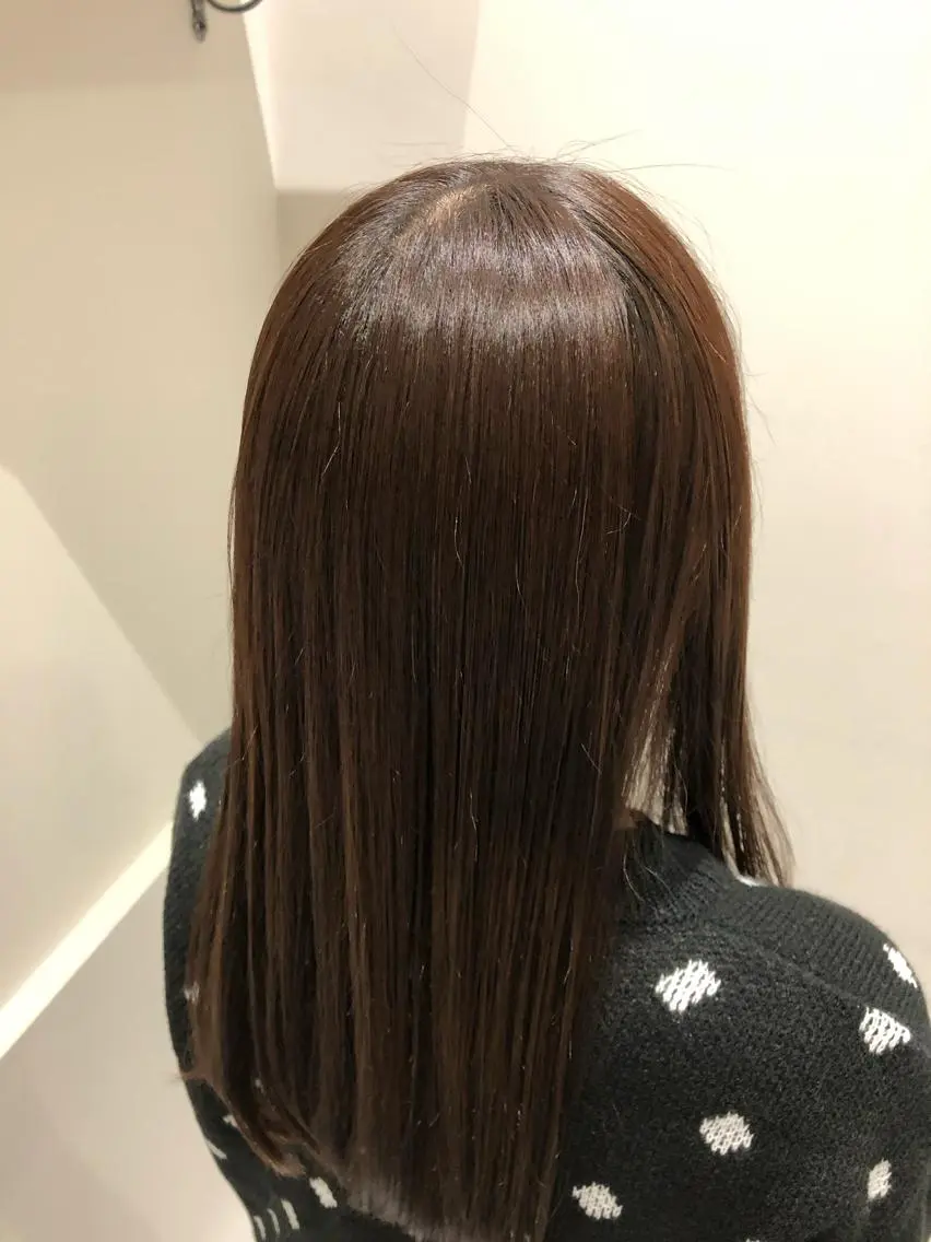 ロング カラー ヘアカラー トリートメント 山本 佳奈のヘアスタイル