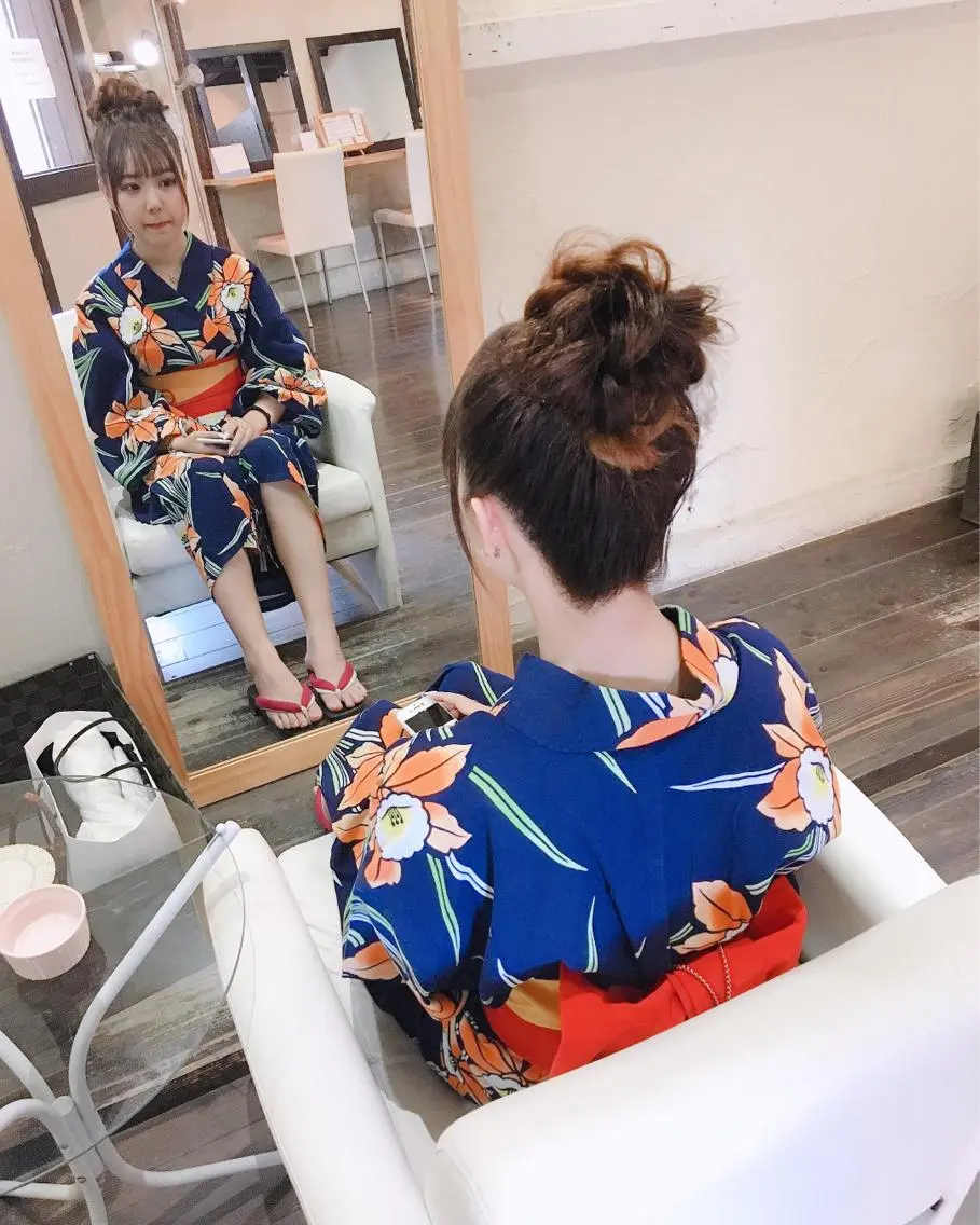 ミディアム カラー パーマ ヘアアレンジ メンズ キッズ ネイル マツエク・マツパ 着付け brille ~eyelash~のヘアスタイル