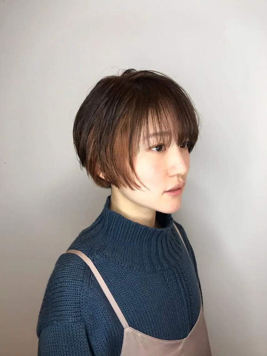 ショート カラー インナーカラー オレンジ カット ヘアカラー 【似合わせカット】 松尾一気のヘアスタイル