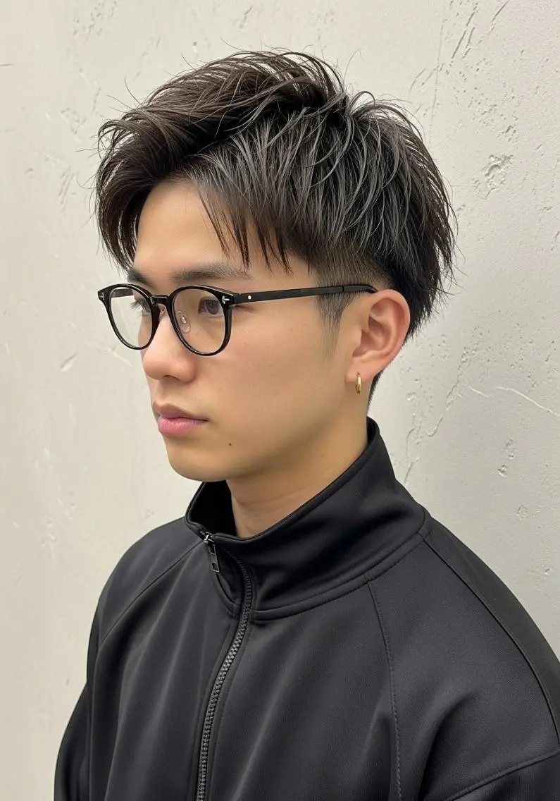 メンズ ショート ツーブロック カット インフィニィトネオ 澤田のヘアスタイル