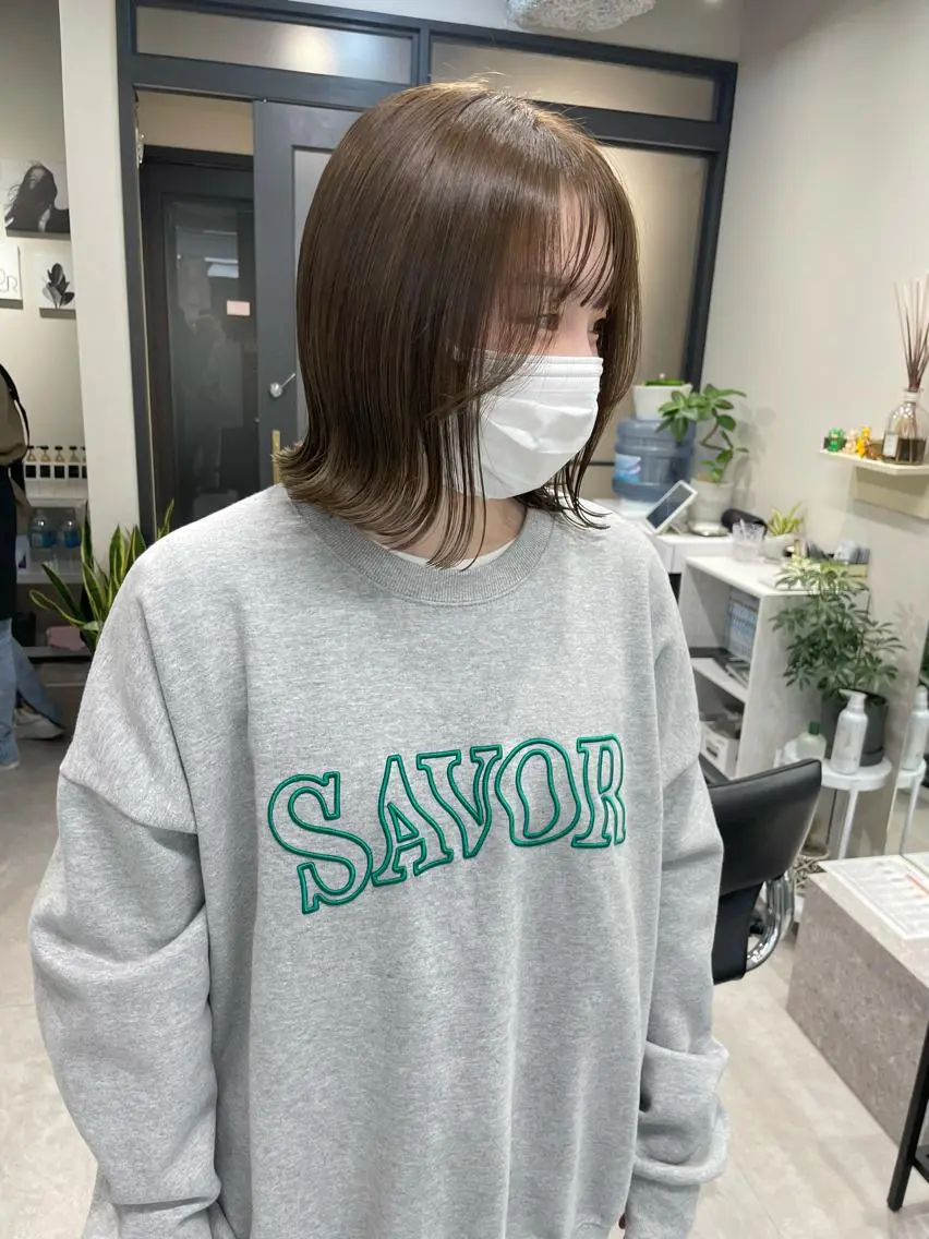 ミディアム ヘアカラー 🌸インナーカラー 🌸藤井春華のヘアスタイル