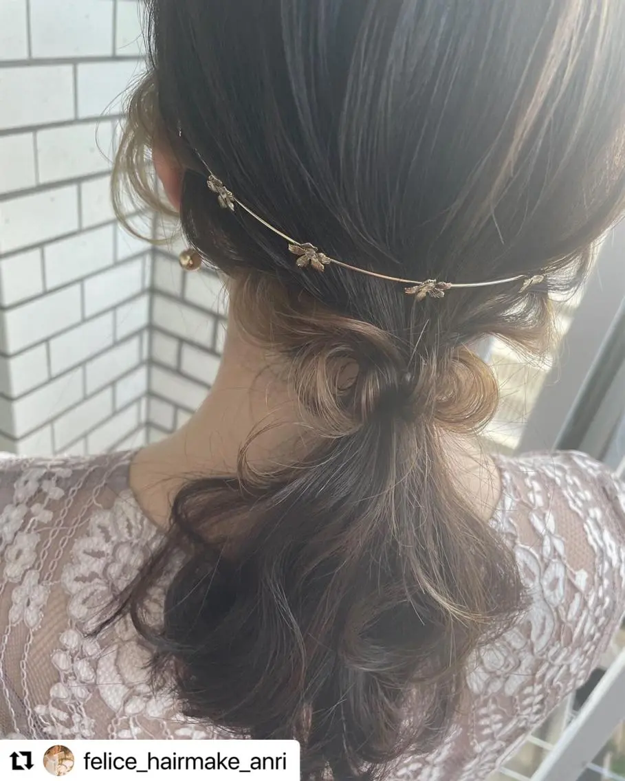 ミディアム ヘアアレンジ キッズ ヘアメイク10年から 美容師💄Anriのヘアスタイル