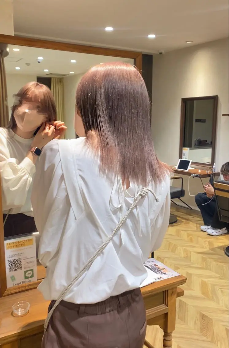 ミディアム 顔周り🇰🇷韓国 レイヤー/モエのヘアスタイル