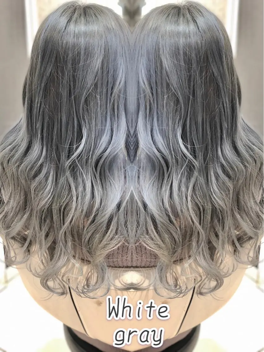 ロング カラー ブリーチ ケアブリーチ イルミナカラー 永島 桜のヘアスタイル