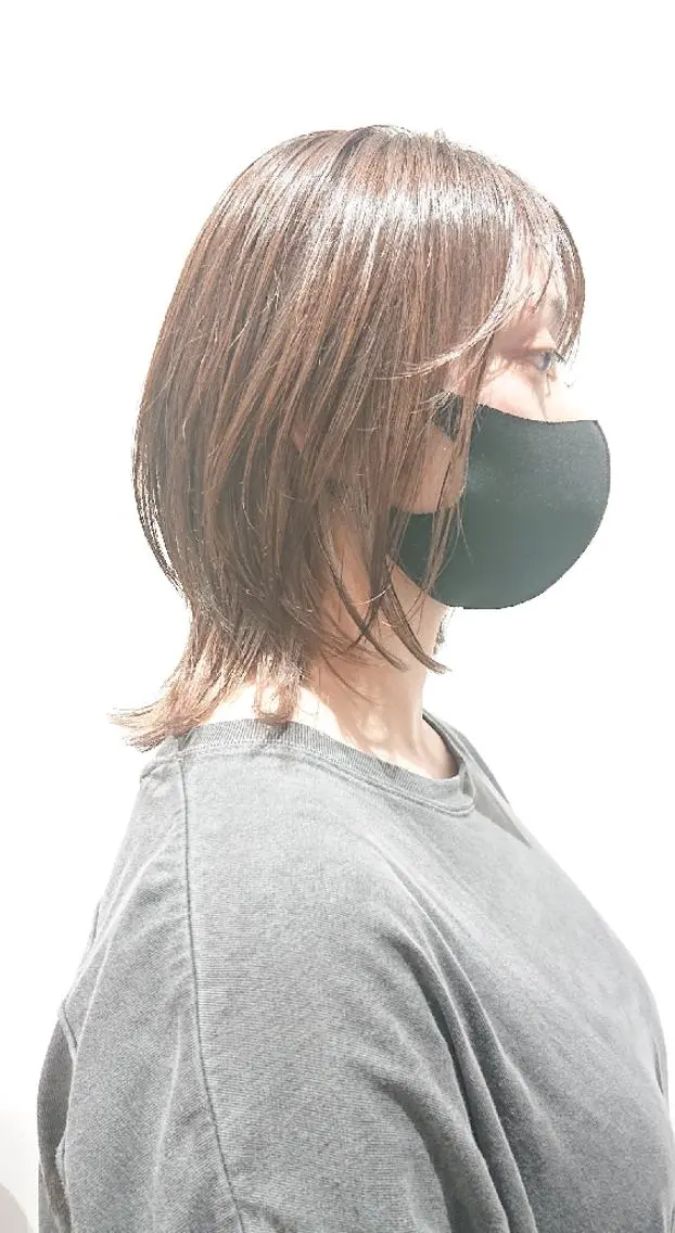 ミディアム ウルフカット ASANO   SHOUMAのヘアスタイル