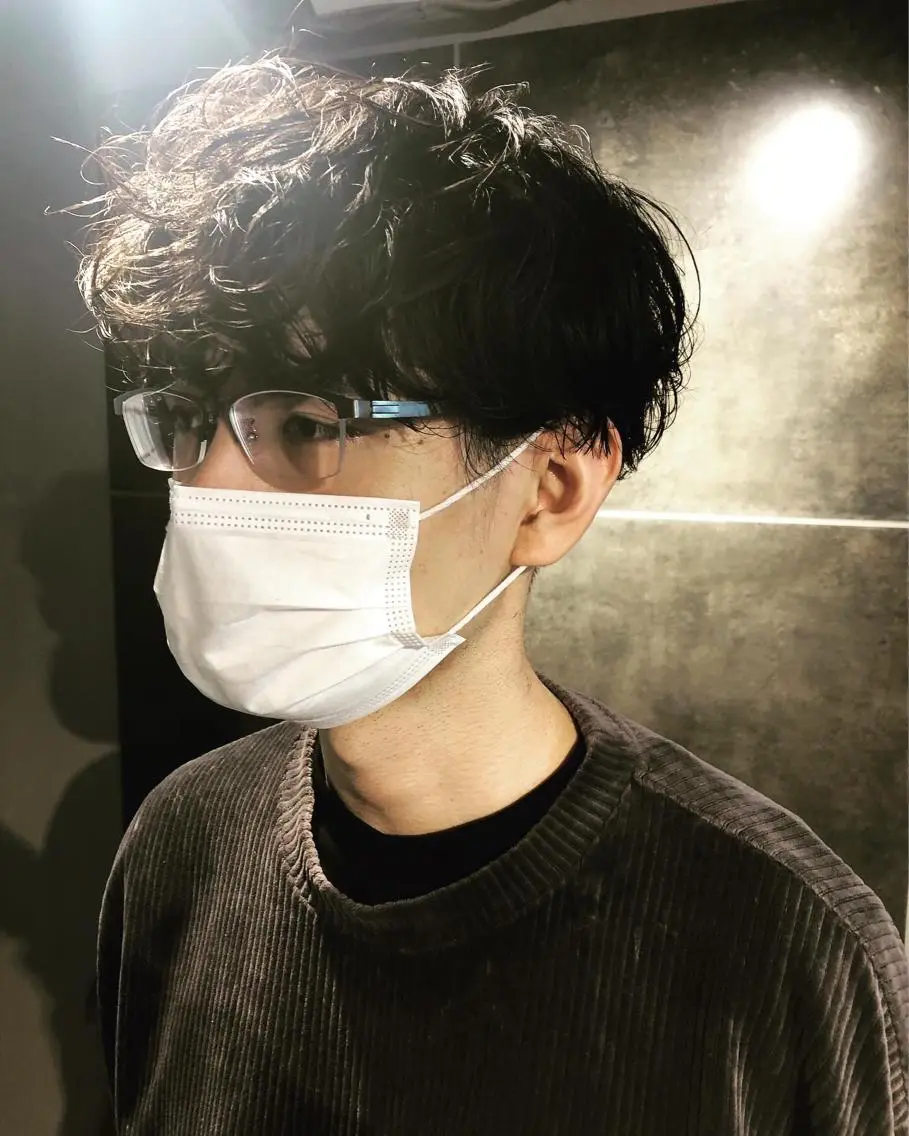 パーマ ヘアアレンジ メンズ メンズパーマ カット パーマ トリートメント ヘアセット メンズ特化✂️栗原 侑也のヘアスタイル