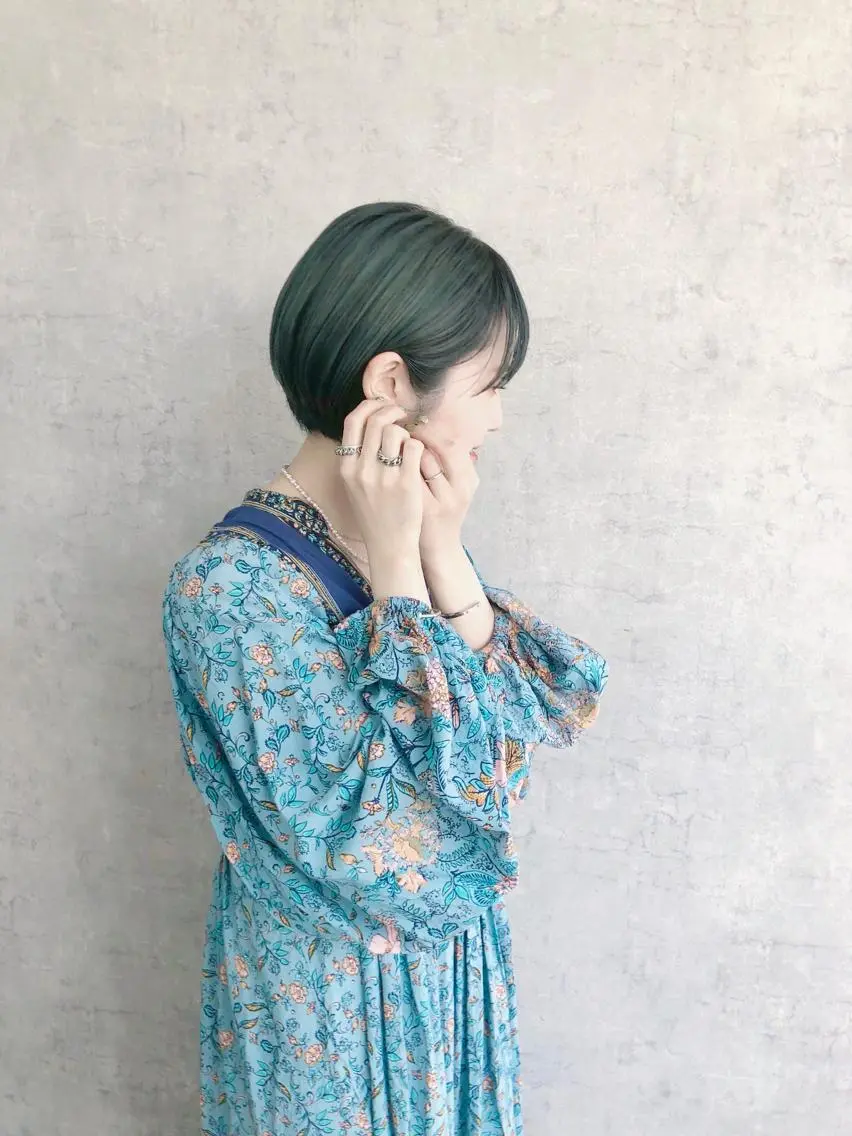 ショート カラー パーマ ヘアアレンジ メンズ キッズ ネイル マツエク・マツパ メンズバレイヤージュ メンズブリーチ メンズハイライト メンズインナーカラー メンズ韓国風 エビスザキレン/メン ズ/心斎橋🌳のヘアスタイル
