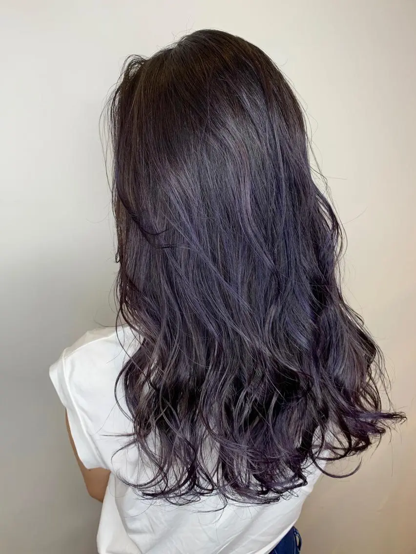 ロング ハイライト シールエクステ♦️ レイヤー♦️福田晃大のヘアスタイル