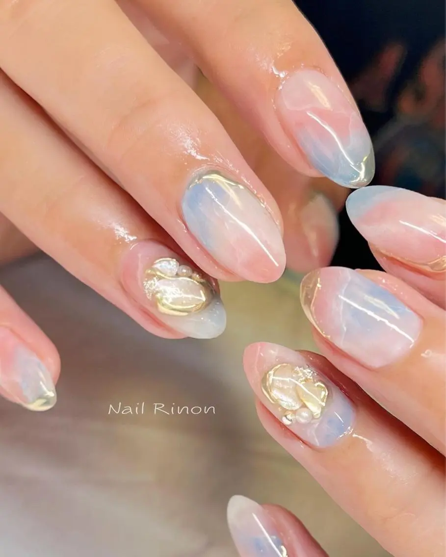 ネイル ニュアンスネイル ハンドネイル Nail Rinonのネイルデザイン