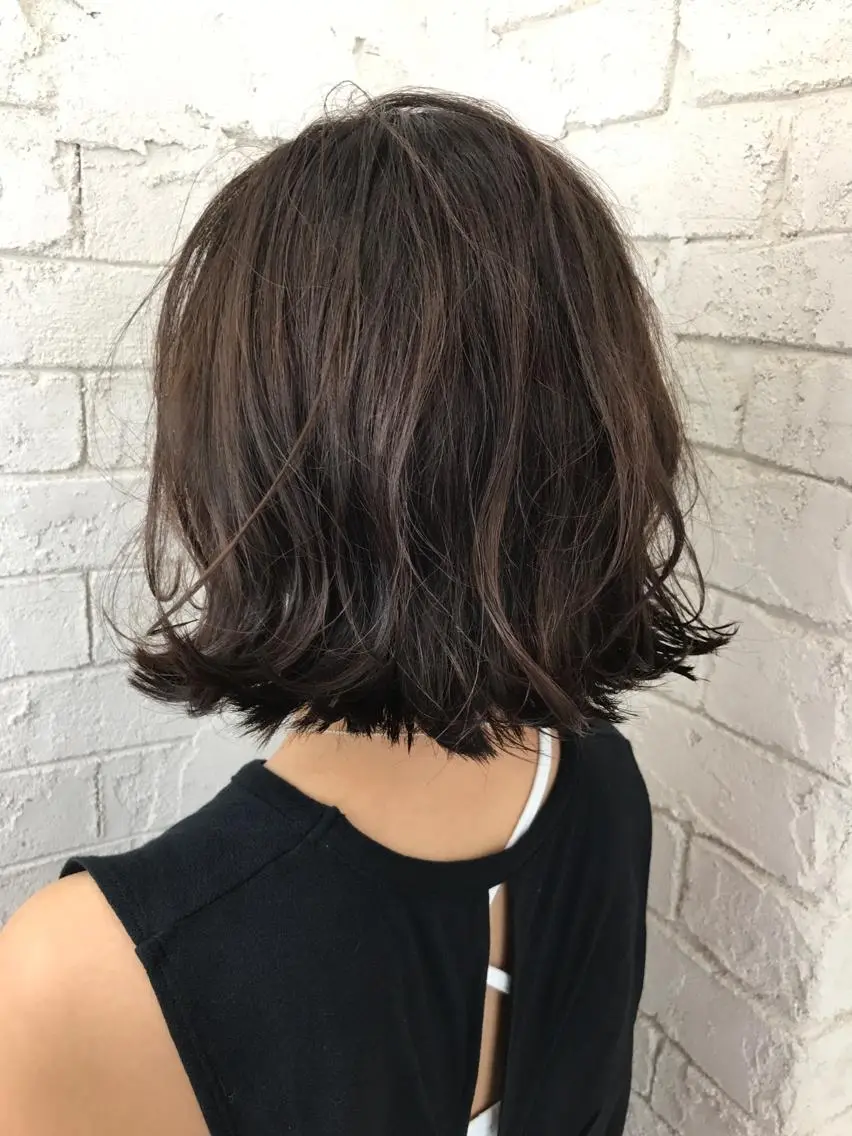 ショート カラー 切りっぱなしボブ ボブ カット トリートメント 🧙『代表』平田 祥己✨のヘアスタイル
