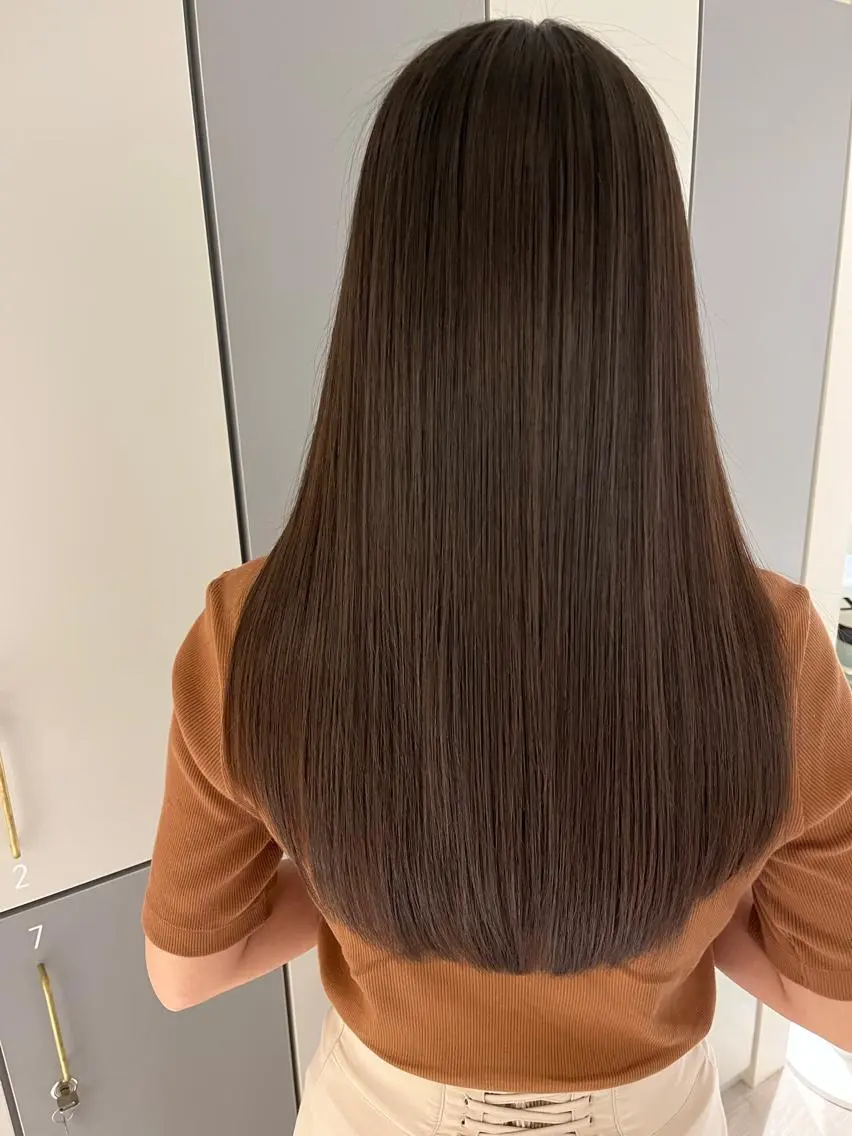 ロング ヘアカラー トリートメント 健太郎 髪質改善/透明感のヘアスタイル