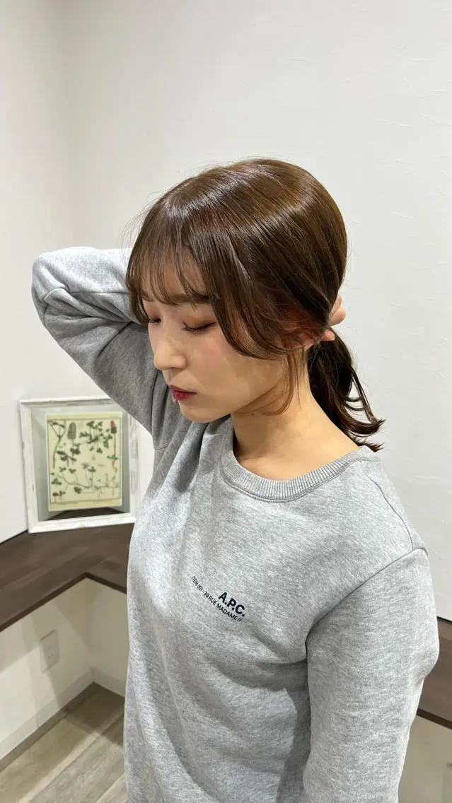ミディアム 末松 佑基のヘアスタイル