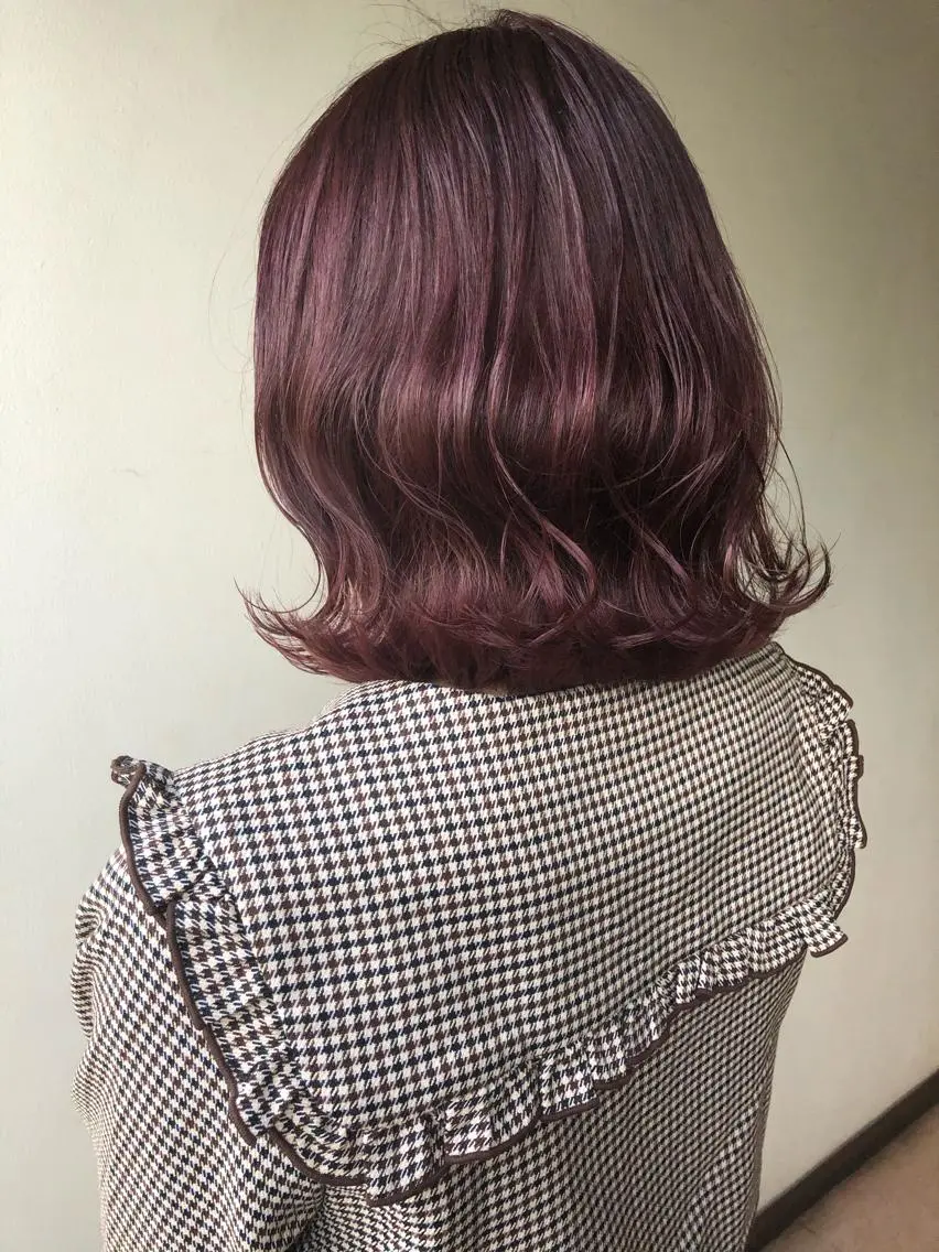 カラー ブリーチ ブリーチなしカラー ヘアカラー トリートメント 🌻韓国風ヘア🌻 ✨🌷ナナコ🌷のヘアスタイル