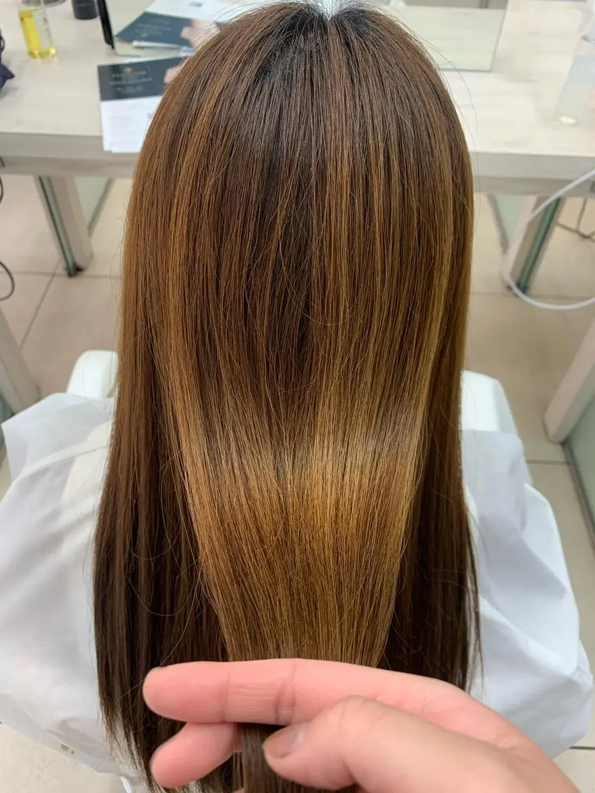 ロング 髪質改善 トリートメント ✂︎レディース のメンズカット屋さんのヘアスタイル