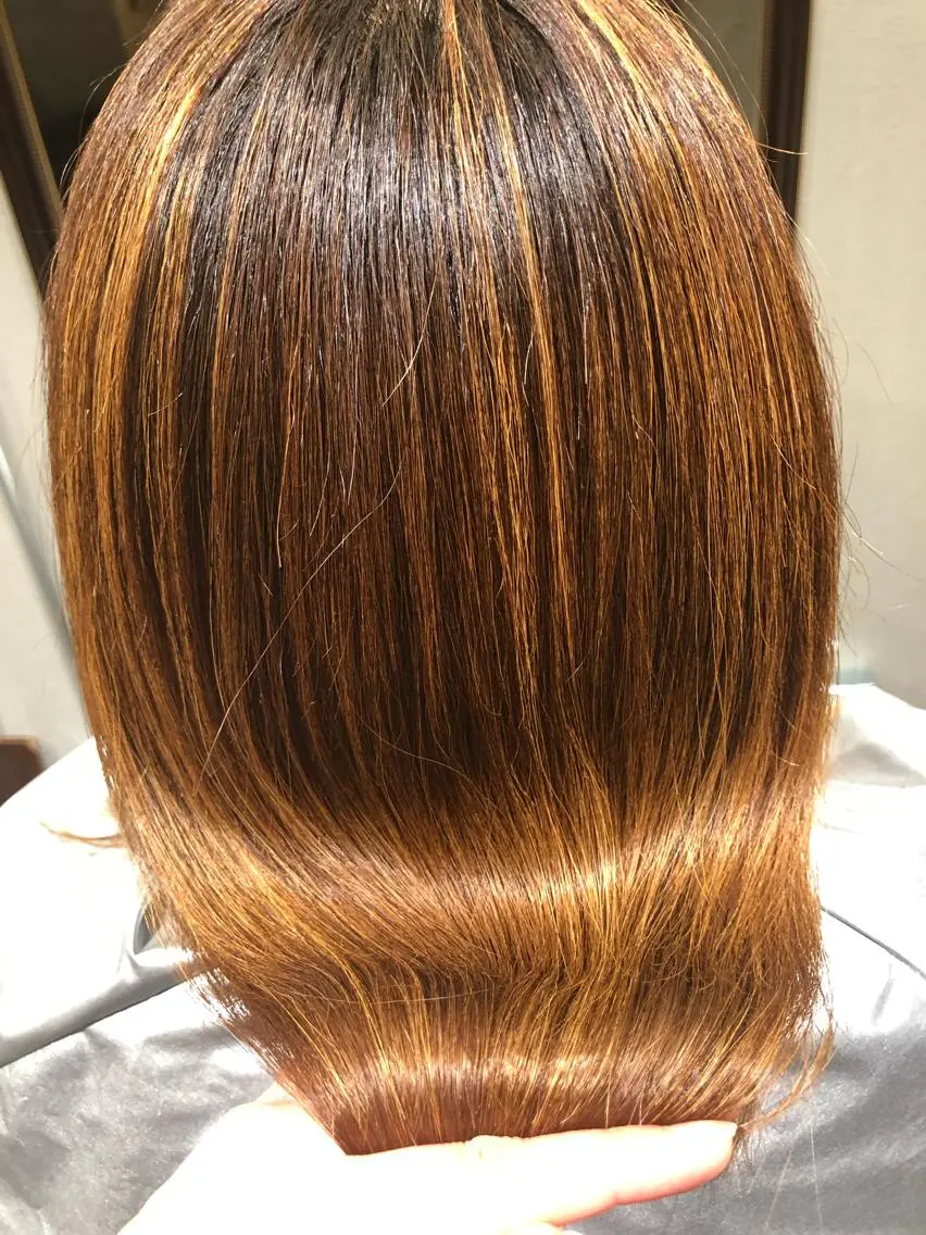 ミディアム トリートメント 酸熱トリートメント 北崎 えりのヘアスタイル
