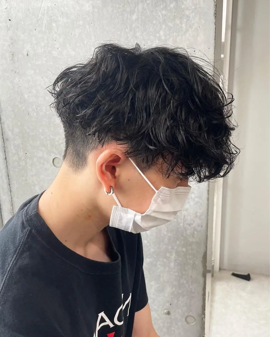 パーマ メンズ メンズモテパーマ💙 fuwaのヘアスタイル