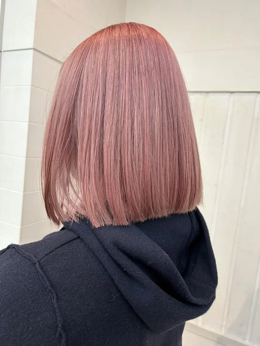 ミディアム カラー ブリーチ ケアブリーチ ダブルカラー イヤリングカラー ハイライトカラー カット ヘアカラー トリートメント N° jemica 札幌のヘアスタイル