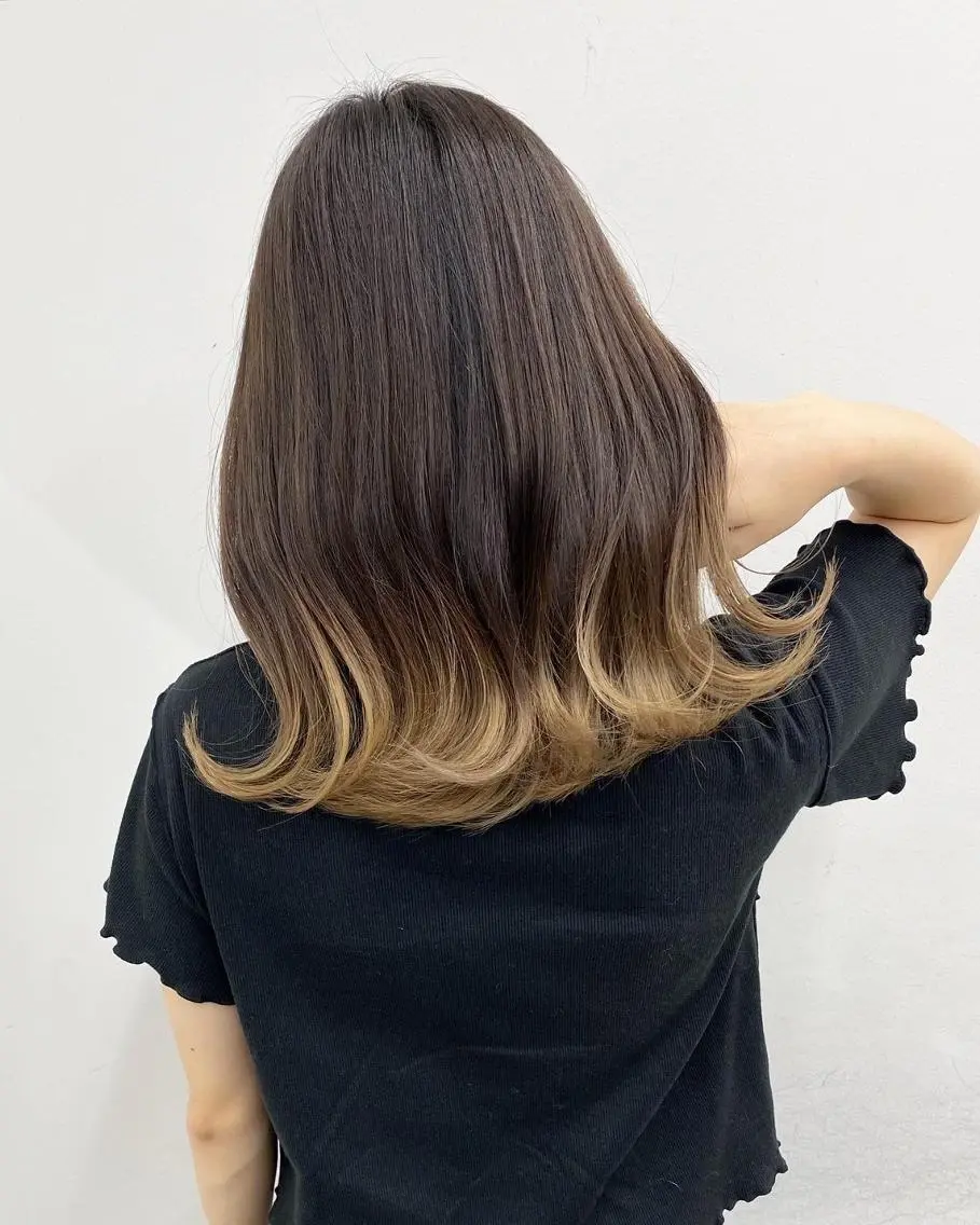 カラー ロング 【公式】amble luxe 中野のヘアスタイル