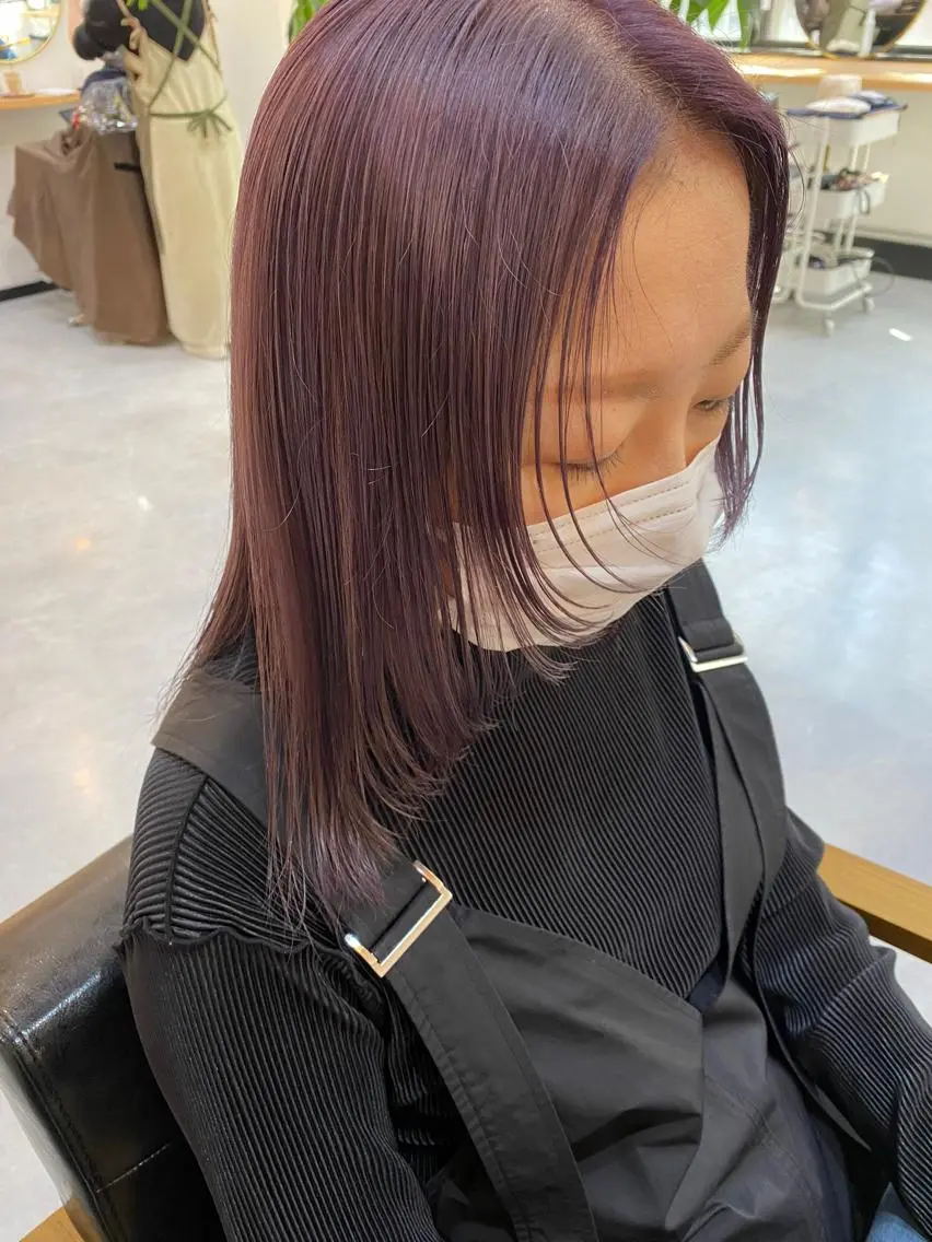ロング カラー ダブルカラー イルミナカラー ロング トリートメント CARICIA🌱 masaeのヘアスタイル