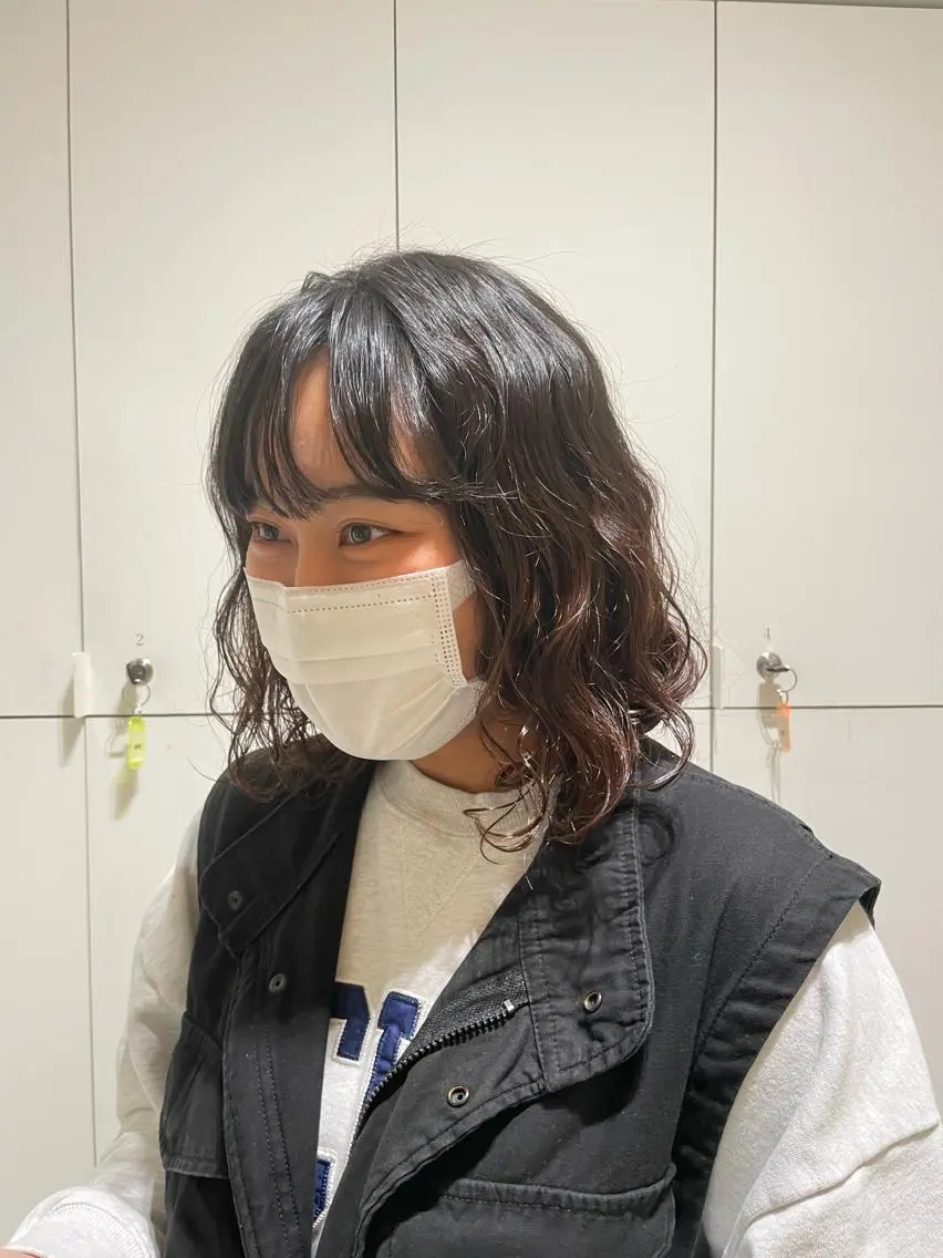 パーマ loely 💞miyuのヘアスタイル