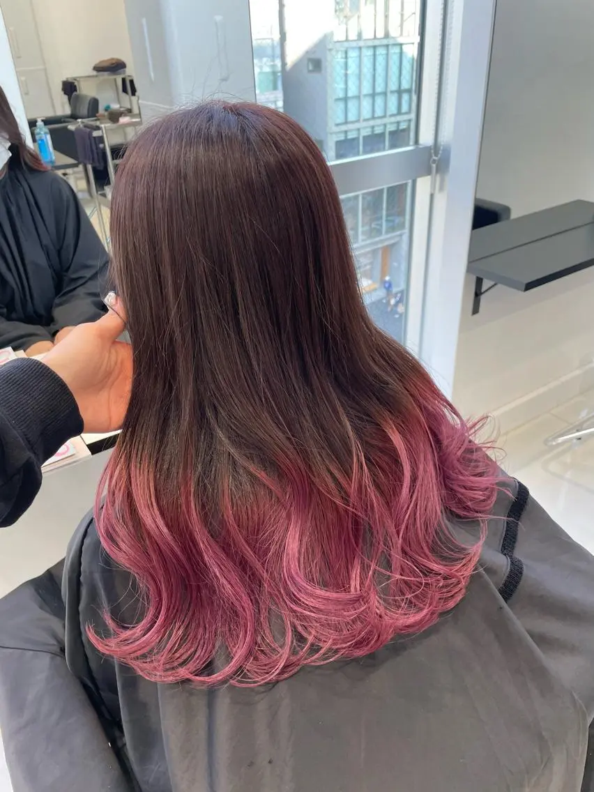 セミロング カラー パーマ ヘアアレンジ ヘアカラー 💗無料カットモデル 募集中yu-ki💗のヘアスタイル