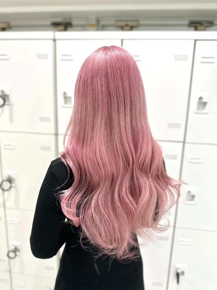 カラー ロング ハイトーン💎✨ 福岡天神のヘアスタイル