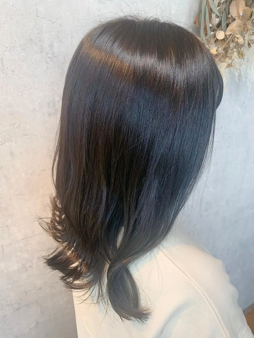 カラー 大島 千怜のヘアスタイル