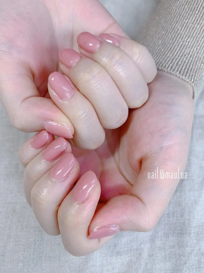 ネイル オフィスネイル ピンク pipi ..のネイルデザイン