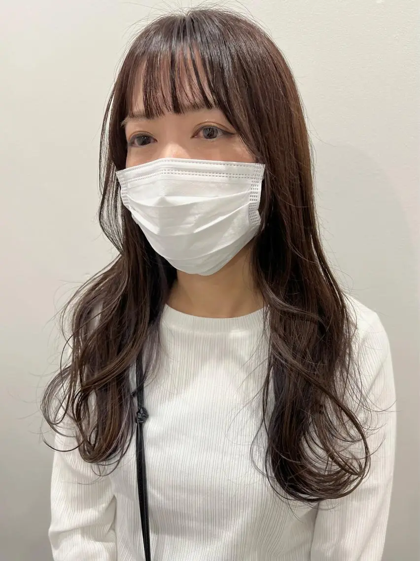 ロング カラー ヘアアレンジ カット ヘアカラー トリートメント IVY villa Suzu.のヘアスタイル