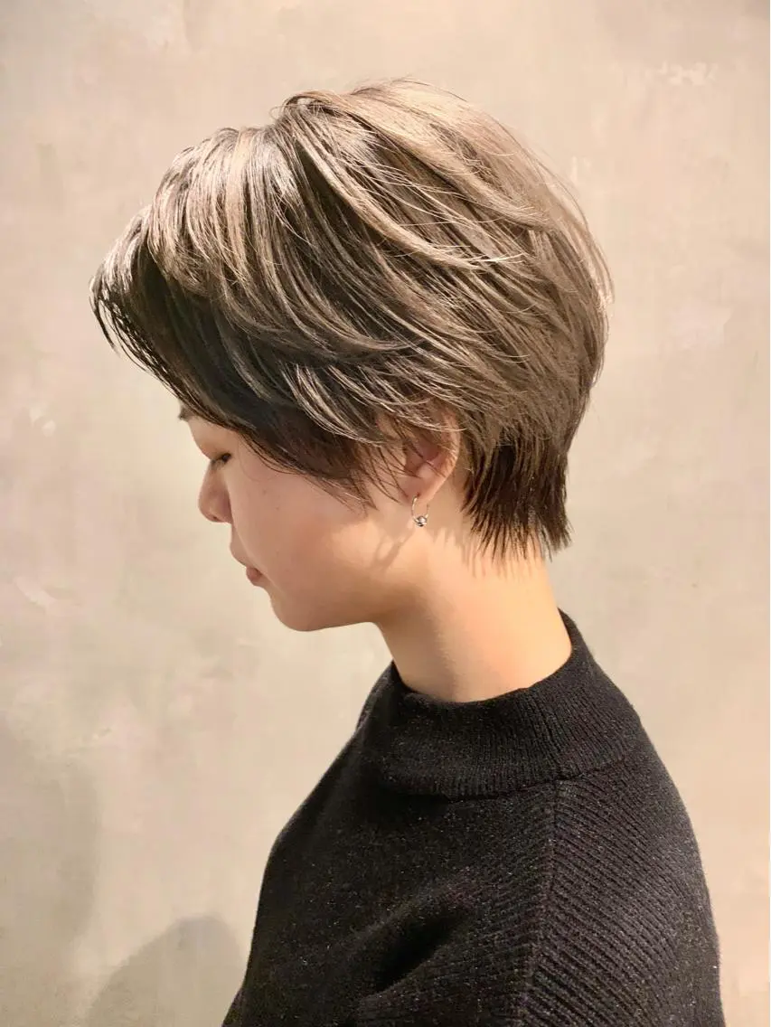 ショート カット ヘアカラー トリートメント ショート・ボブ ・ウルフ✂︎IMAIのヘアスタイル